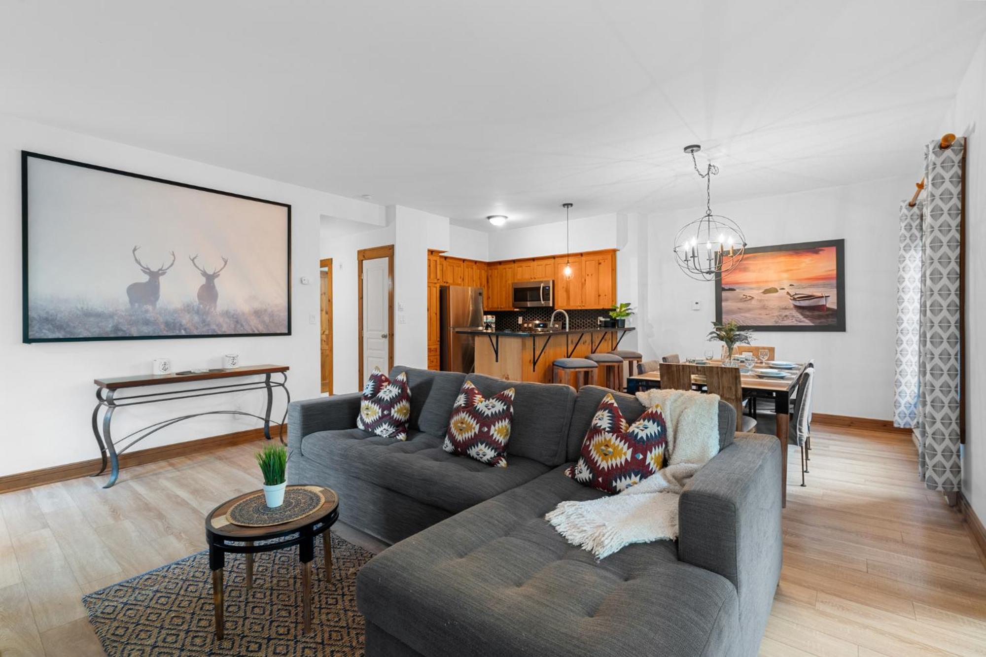 מונט טרמבלאנט Les Falaises Tremblant - Ski Inout Condo W2Bdrs מראה חיצוני תמונה