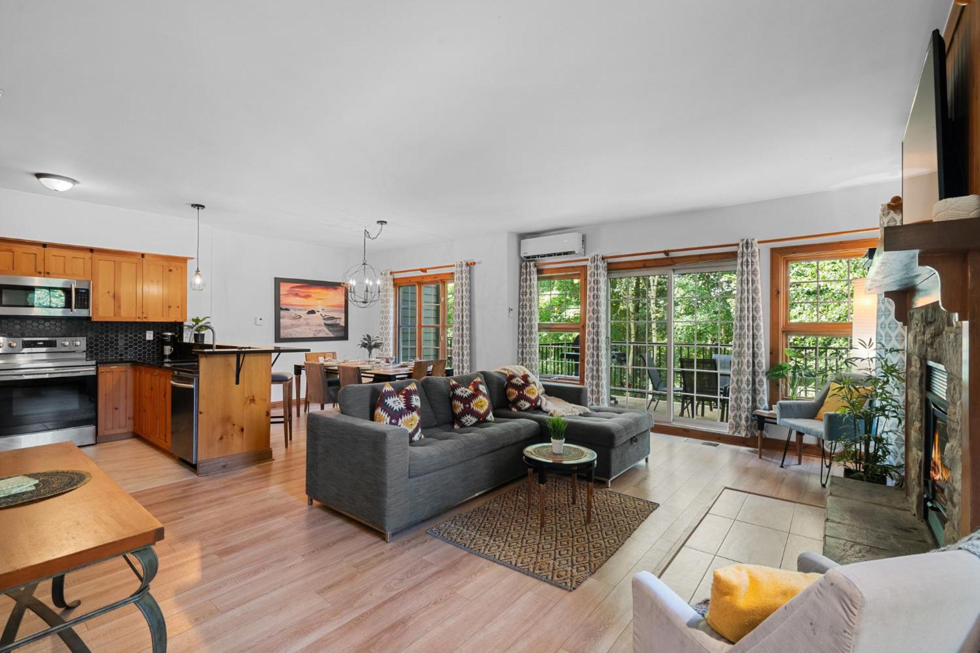 מונט טרמבלאנט Les Falaises Tremblant - Ski Inout Condo W2Bdrs מראה חיצוני תמונה